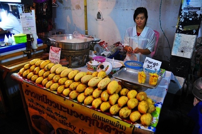 Тайский mango sticky rice